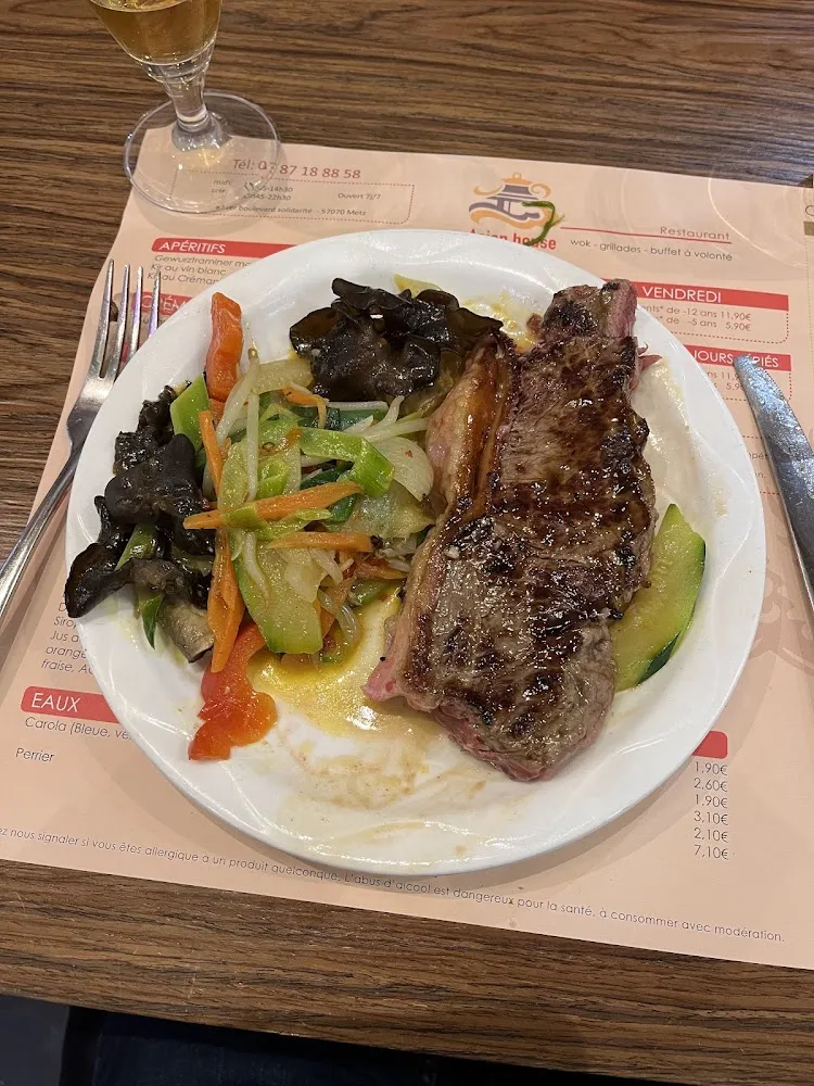 Wow de Legumes Et Entrecôte